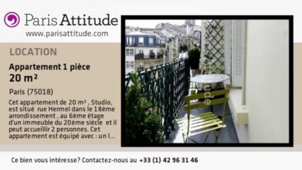 Appartement Studio à louer - Jules Joffrin - Mairie du 18ème, Paris - Ref. 8802