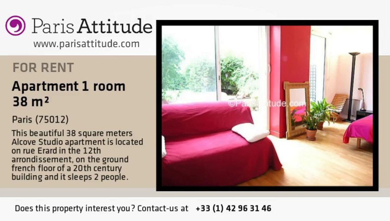 Alcove Studio Loft for rent - Reuilly Diderot, Paris - Ref. 3651