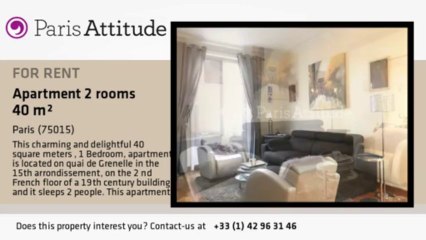 1 Bedroom Apartment for rent - Bir Hakeim, Paris - Ref. 8508