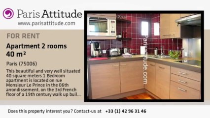 1 Bedroom Apartment for rent - St Germain, Paris - Ref. 3035