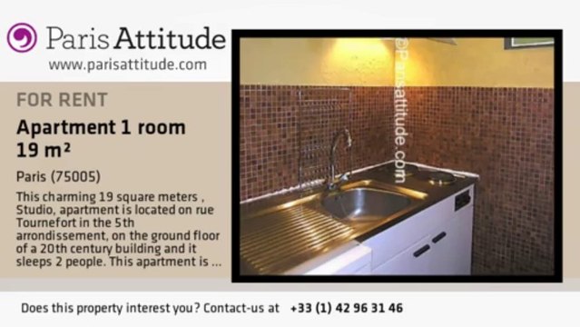 Studio Apartment for rent - Panthéon/Sorbonne, Paris - Ref. 3875