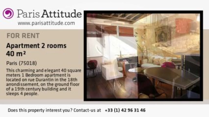 1 Bedroom Apartment for rent - Montmartre, Paris - Ref. 4165