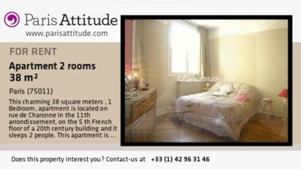 1 Bedroom Apartment for rent - Charonne, Paris - Ref. 7198