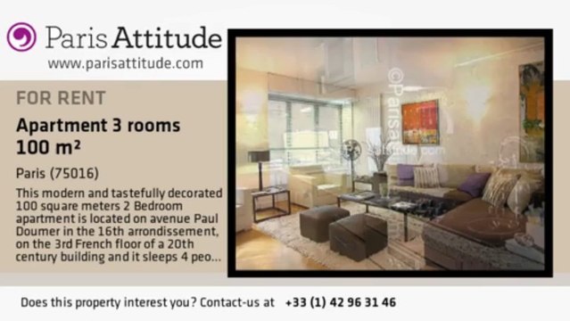 2 Bedroom Apartment for rent - La Muette, Paris - Ref. 3670