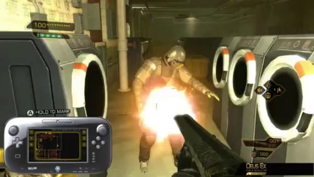 Deus Ex Human Revolution Directors Cut - Wii U gameplay