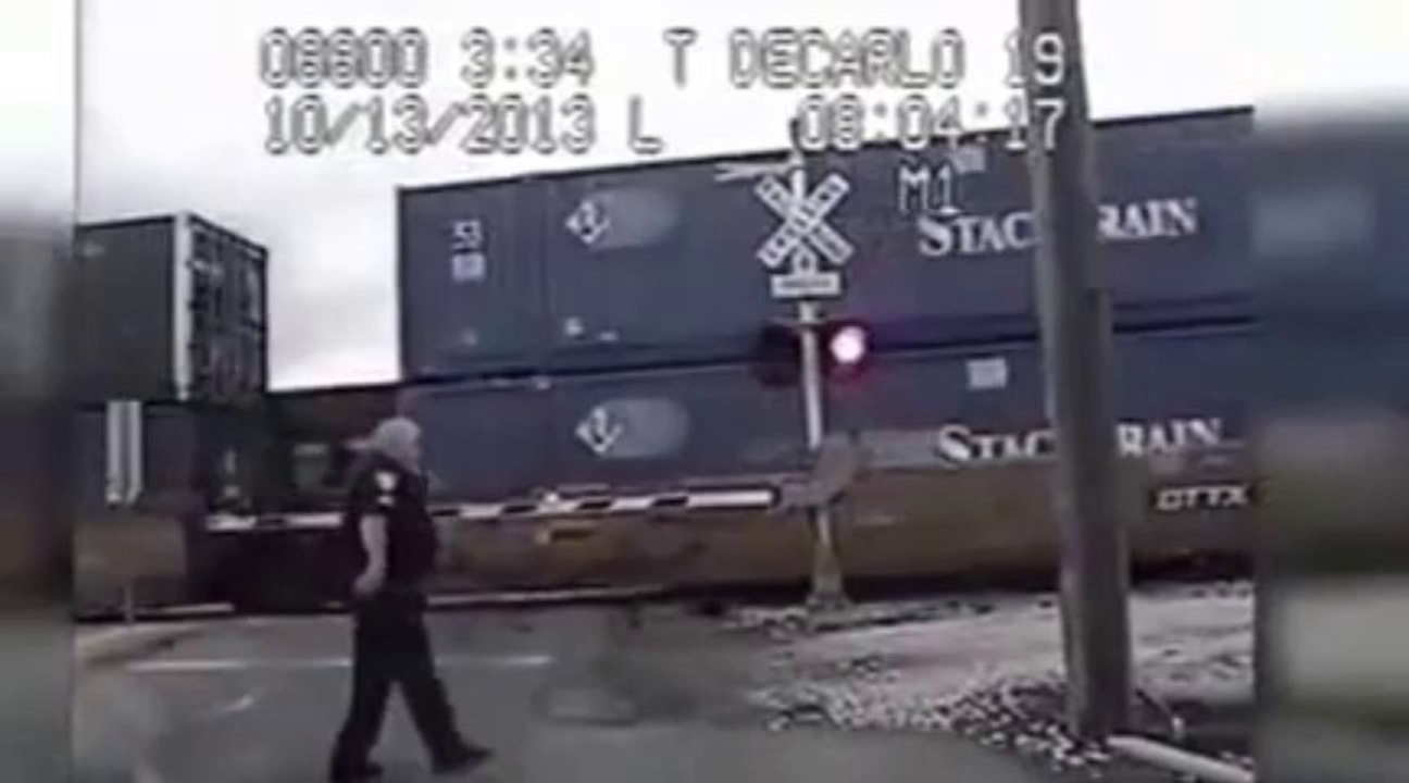 Utah Woman Car Driver Escapes Two Train Cras