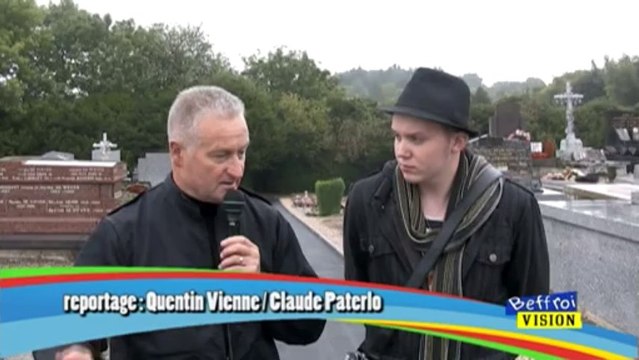 Réfection des allées du cimetière communal du Cateau.