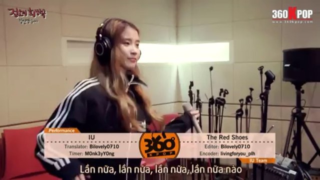 [Vietsub][Live] IU - The Red Shoes @ 131014 MBC Radio Jung Oh's Hope Song [IU Team]