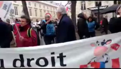 Manifestation des frontaliers