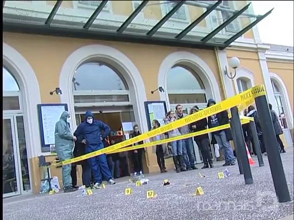 Scène de crime à la gare de Roanne