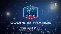 Tirage au sort du 6e tour de la Coupe de France de football en Rhône-Alpes