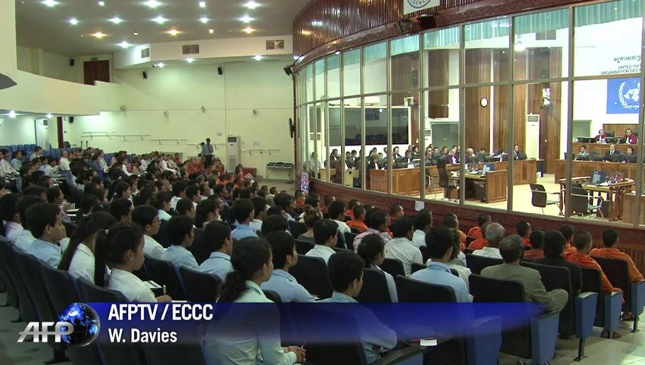 Vidéo :  dernière étape du procès de deux anciens dirigeants Khmers rouges