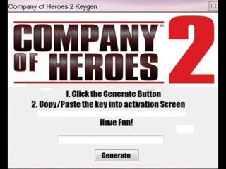 Company of Heroes 2 CD Key Generator Steam Keys