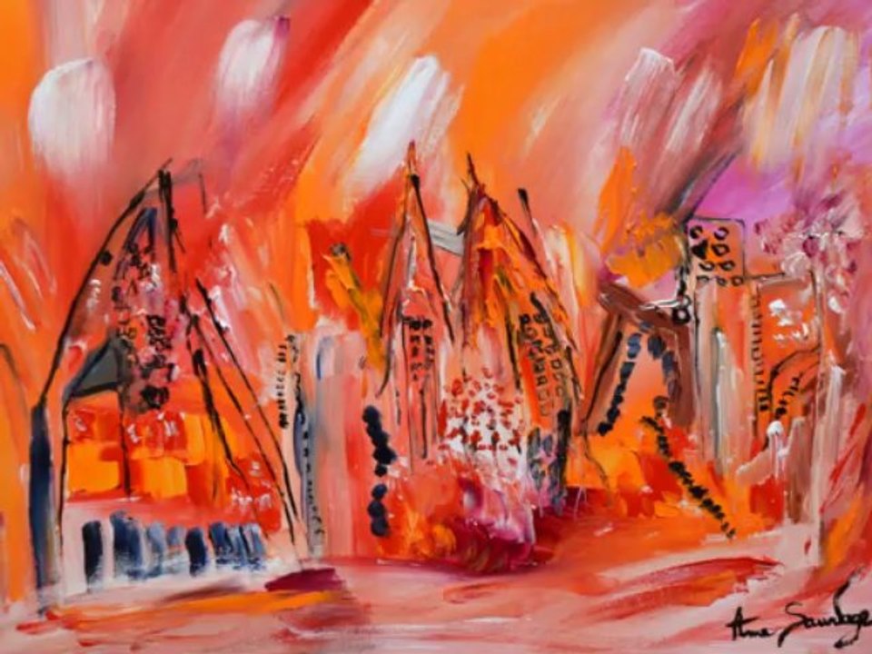 Tableaux contemporains de l'artiste peintre ame sauvage