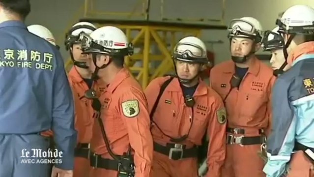 Japon : les dégats après le passage du typhon Wipha