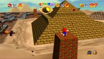 Super Mario 64 - Sables trop mouvants - Etoile 4 : Les Quatre Piliers de la Foi