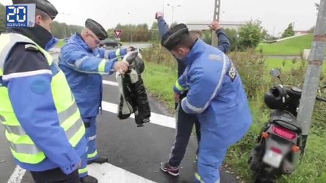 Contrôles de gendarmerie près de Lille