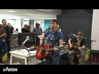 James Blunt : « Bonfire Heart » en live au « Parisien – Aujourd'hui en France »