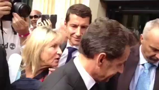 Nicolas Sarkozy à la mairie de Cannes [27.09.2013]