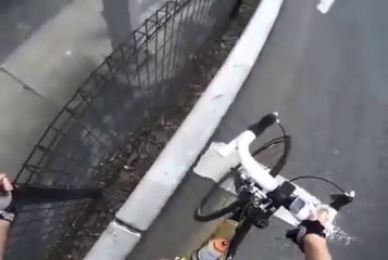 Un cycliste percuté par une Jeep , fracture du fémur