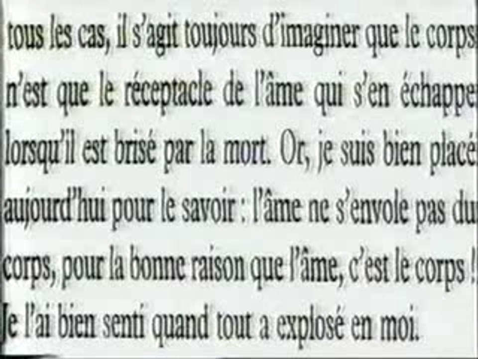 Nabe "Je suis mort" en 1998