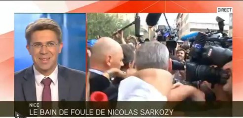 Bain de foule pour Nicolas Sarkozy à Nice[27.09.2013]