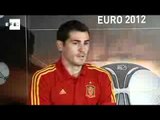 Casillas talks Euro 2012, Puyol injury at Adidas football presentation.
