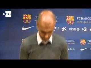 Guardiola says farewell to Barcelona
