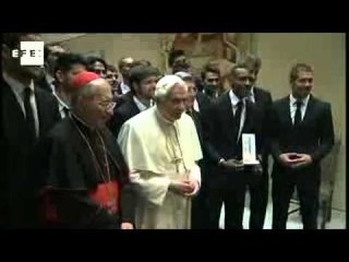 Pope grants Atletico de Madrid an audience