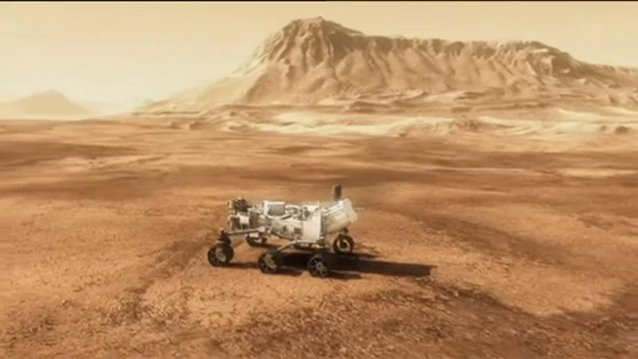 El explorador Curiosity se posa en Marte