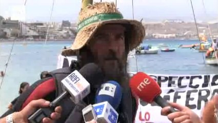 La travesía de un navegante contra las prospecciones petrolíferas