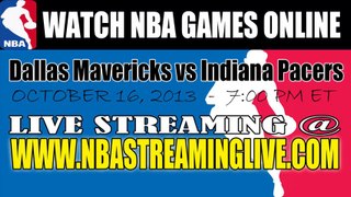 Watch Dallas Mavericks vs Indiana Pacers Live Streaming Game Online