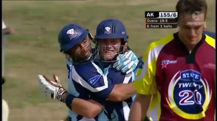 12 runs off 1 ball - The MOST Amazing finish ever - CricHeaven.com