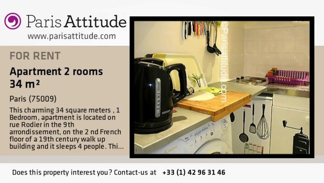 1 Bedroom Apartment for rent - Poissonnière, Paris - Ref. 6485