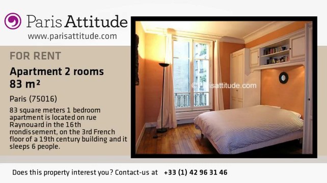 1 Bedroom Apartment for rent - La Muette, Paris - Ref. 1382