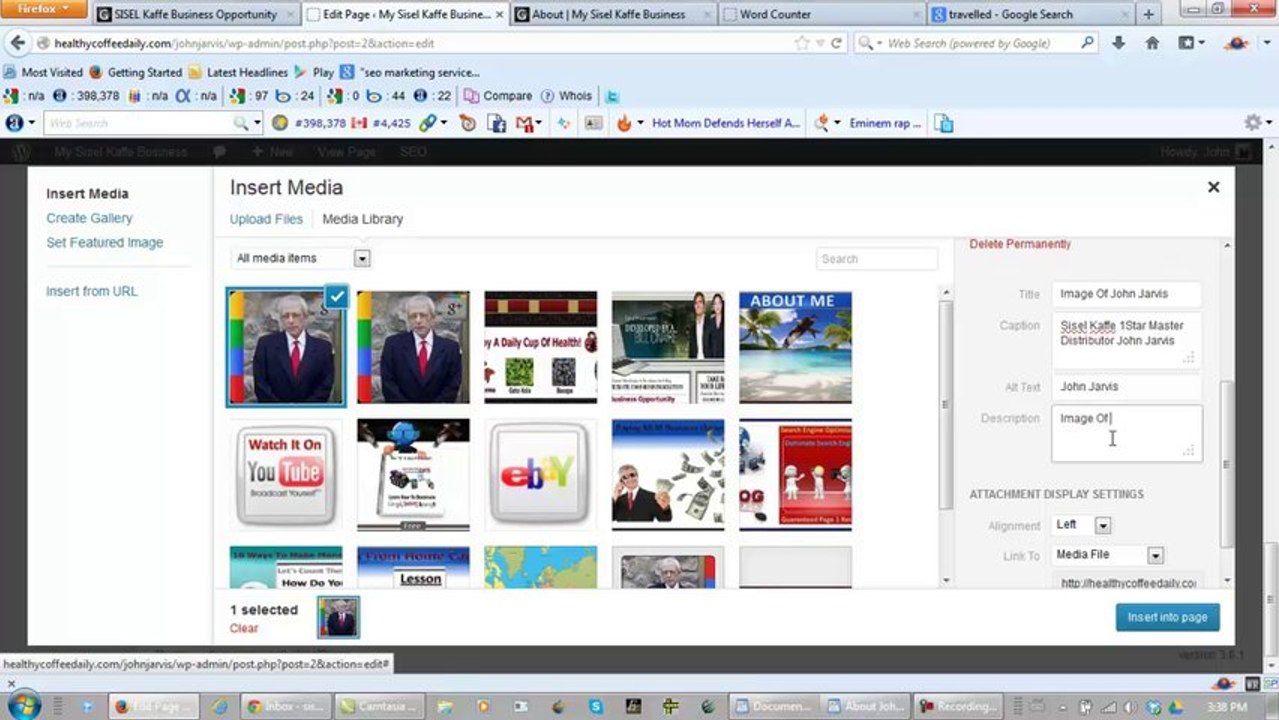 The SISEL Kaffe Blogging System Part 4
