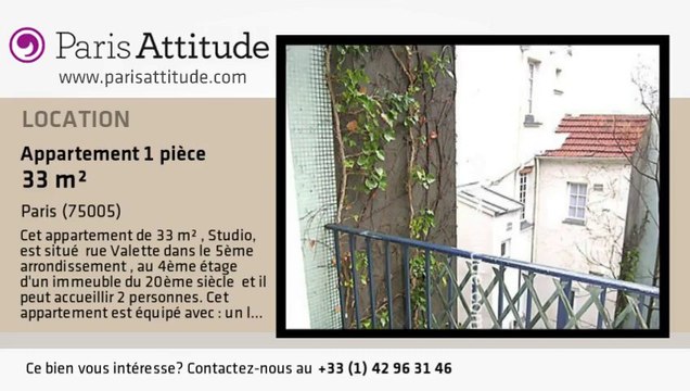 Appartement Studio à louer - Panthéon/Sorbonne, Paris - Ref. 6953