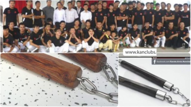 bán côn nhị khúc - côn nhị khúc - con nhi khuc - nunchaku - prochux - tam khúc