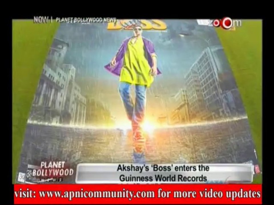 Akshay's 'Boss' enter the Guinness World Records-Special Report-17 Oct 2013