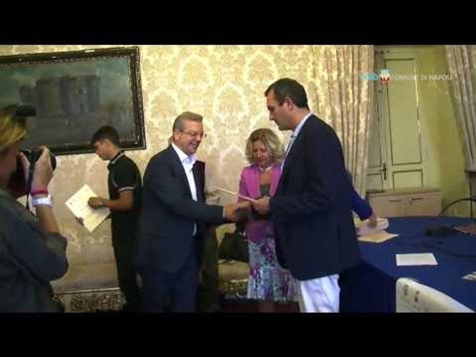 Napoli - Sicurezza sul lavoro, consegnati gli attestati (16.10.13)