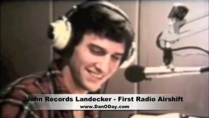 JOHN LANDECKER'S FIRST RADIO AIR SHIFT, 1966 - ANN ARBOR MI