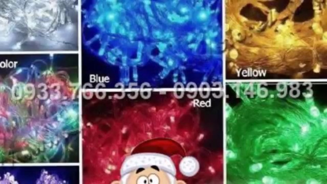 Cung cấp sỉ dây đèn chớp, đèn nháy trang trí Noel Tết giá rẻ nhất 2014