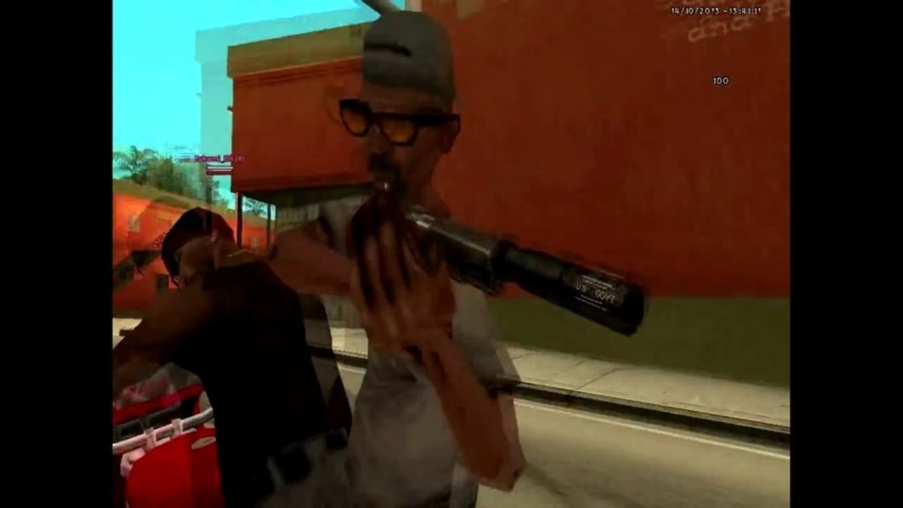 Un voleur de moto se fait tirer dessus : GTA Version