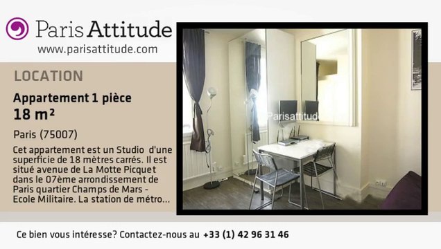 Appartement Studio à louer - Ecole Militaire/Unesco, Paris - Ref. 2268