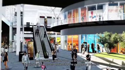 DOCKS-BRUXSEL: les nouvelles images du centre commercial le long du canal