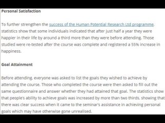 Report l Human Potential Research Ltd