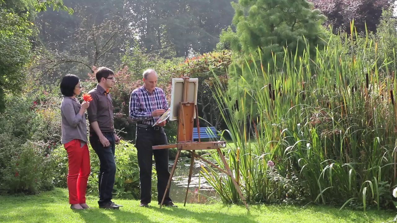 Plongée dans un tableau impressionniste au jardin d'André Van Beek