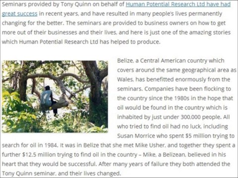 Human Potential Research Ltd seminars transforming lives