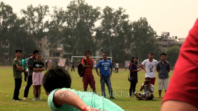 Shot put! : At the 50th Naga Fest-Delhi