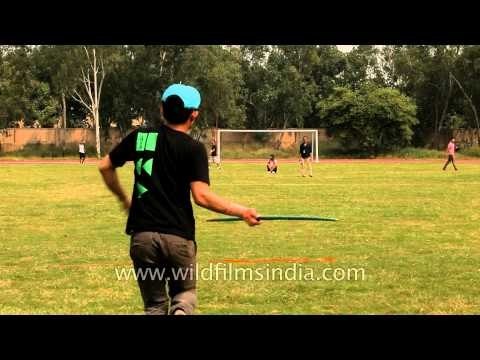 Naga athletes throwing high : At the 50th Naga Fest'13